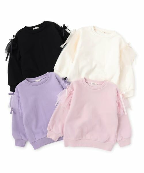 Lycee mine / リセマイン スウェット | 【速乾裏毛】ふんわりチュールスウェット | 詳細10