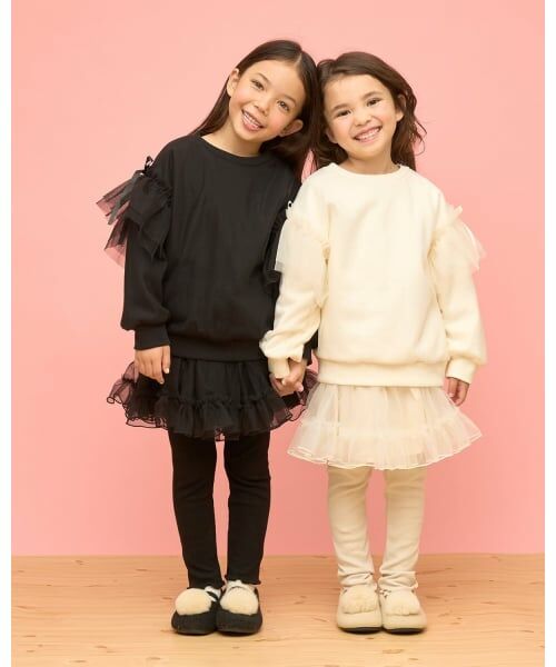 Lycee mine / リセマイン スウェット | 【速乾裏毛】ふんわりチュールスウェット | 詳細23