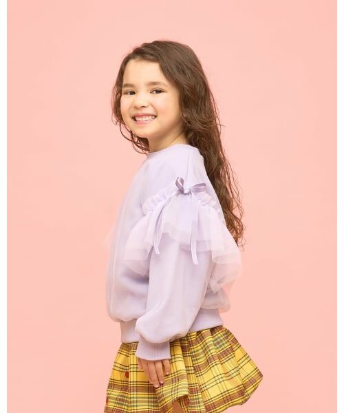 Lycee mine / リセマイン スウェット | 【速乾裏毛】ふんわりチュールスウェット（ラベンダー）