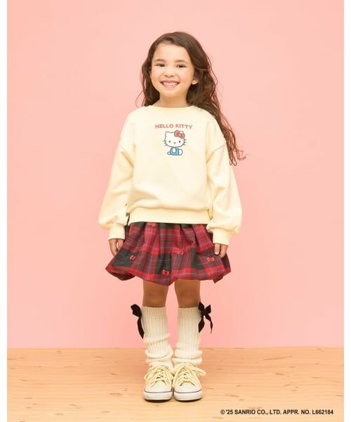 Lycee mine / リセマイン スウェット | 【サンリオキャラクターズ】【どちらが前でもOK】【速乾裏毛】ハローキティ立体リボン付きスウェット | 詳細13