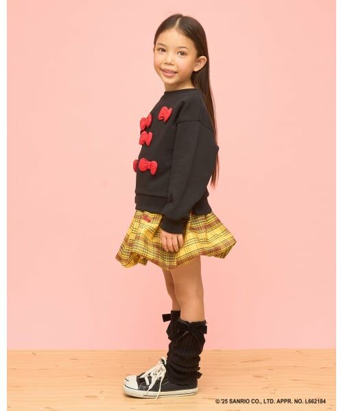 Lycee mine / リセマイン スウェット | 【サンリオキャラクターズ】【どちらが前でもOK】【速乾裏毛】ハローキティ立体リボン付きスウェット | 詳細22