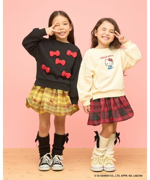 Lycee mine / リセマイン スウェット | 【サンリオキャラクターズ】【どちらが前でもOK】【速乾裏毛】ハローキティ立体リボン付きスウェット | 詳細24