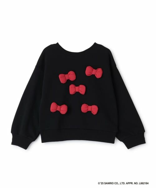 Lycee mine / リセマイン スウェット | 【サンリオキャラクターズ】【どちらが前でもOK】【速乾裏毛】ハローキティ立体リボン付きスウェット | 詳細3