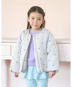 Lycee mine / リセマイン ブルゾン | アソート総刺しゅうノーカラーブルゾン