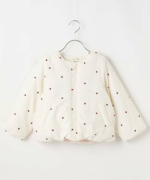 Lycee mine / リセマイン ブルゾン | アソート総刺しゅうノーカラーブルゾン | 詳細1