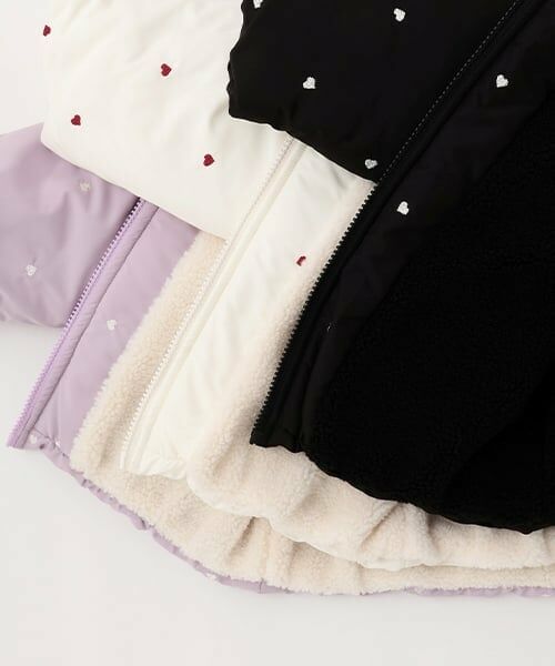 Lycee mine / リセマイン ブルゾン | アソート総刺しゅうノーカラーブルゾン | 詳細14