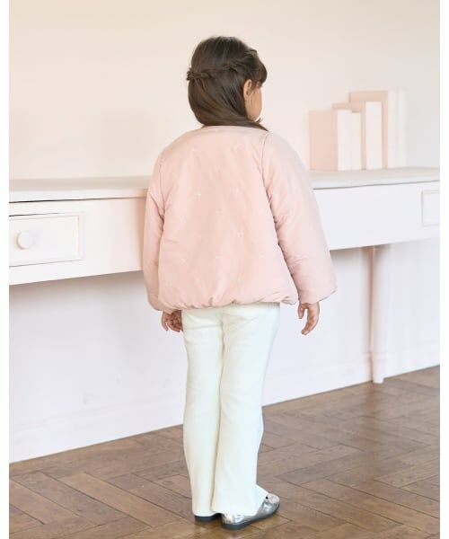 Lycee mine / リセマイン ブルゾン | アソート総刺しゅうノーカラーブルゾン | 詳細25