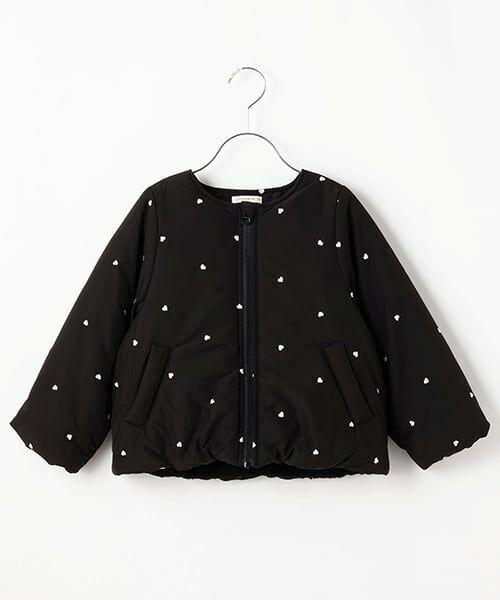 Lycee mine / リセマイン ブルゾン | アソート総刺しゅうノーカラーブルゾン | 詳細4