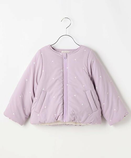 Lycee mine / リセマイン ブルゾン | アソート総刺しゅうノーカラーブルゾン | 詳細6