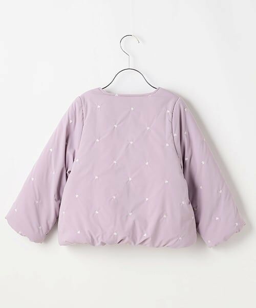 Lycee mine / リセマイン ブルゾン | アソート総刺しゅうノーカラーブルゾン | 詳細7