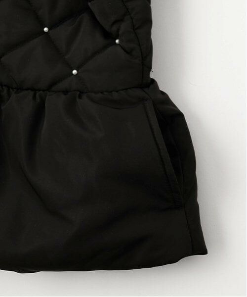 Lycee mine / リセマイン ブルゾン | パール付きキルティングペプラムブルゾン | 詳細8