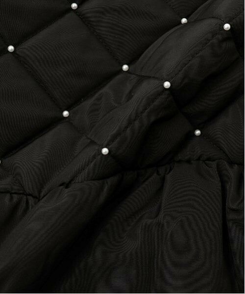Lycee mine / リセマイン ブルゾン | パール付きキルティングペプラムブルゾン | 詳細9