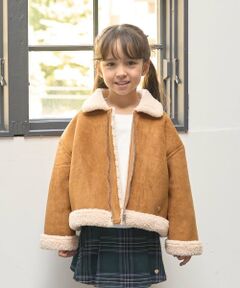 Lycee mine / リセマイン ブルゾン | フェイクムートンジャケット