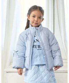 Lycee mine / リセマイン ブルゾン | リボン付きパフジャケット