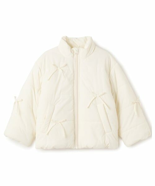 Lycee mine / リセマイン ブルゾン | リボン付きパフジャケット | 詳細1