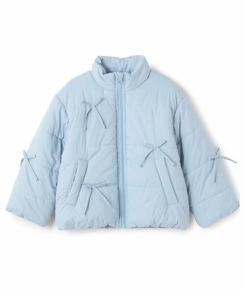 Lycee mine / リセマイン ブルゾン | リボン付きパフジャケット | 詳細2