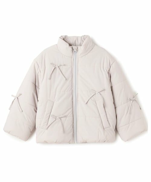 Lycee mine / リセマイン ブルゾン | リボン付きパフジャケット | 詳細4