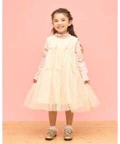 Lycee mine / リセマイン ミニ丈・ひざ丈ワンピース | ふんわりチュールティアードワンピース