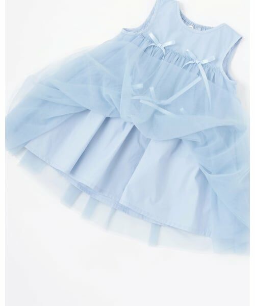 Lycee mine / リセマイン ミニ丈・ひざ丈ワンピース | ふんわりチュールティアードワンピース | 詳細10