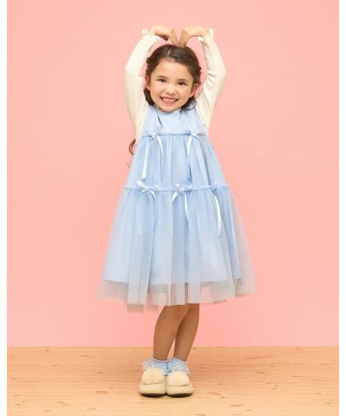 Lycee mine / リセマイン ミニ丈・ひざ丈ワンピース | ふんわりチュールティアードワンピース | 詳細20