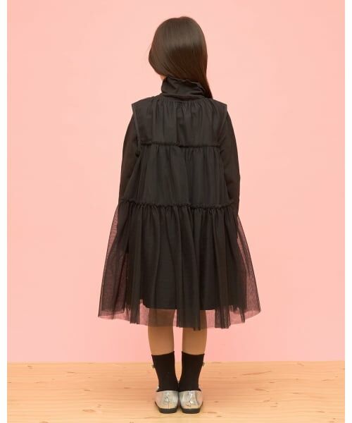 Lycee mine / リセマイン ミニ丈・ひざ丈ワンピース | ふんわりチュールティアードワンピース | 詳細23