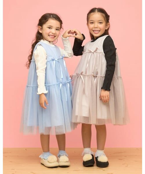 Lycee mine / リセマイン ミニ丈・ひざ丈ワンピース | ふんわりチュールティアードワンピース | 詳細25