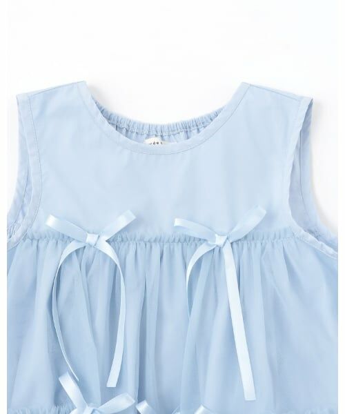 Lycee mine / リセマイン ミニ丈・ひざ丈ワンピース | ふんわりチュールティアードワンピース | 詳細6