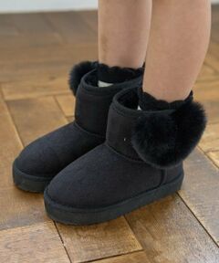 Lycee mine / リセマイン ブーツ（ショート丈） | ハート付きムートンブーツ