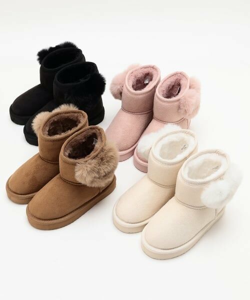 Lycee mine / リセマイン ブーツ（ショート丈） | ハート付きムートンブーツ | 詳細1