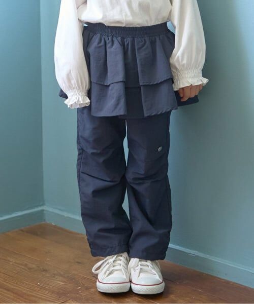 Lycee mine / リセマイン その他パンツ | 【スクール対応】【撥水・防汚・耐久・UV】レイヤードスカートパンツ（紺）