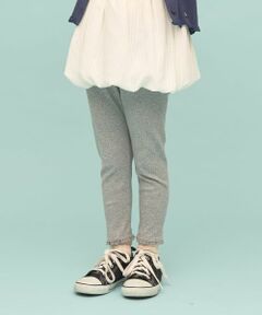 Lycee mine / リセマイン レギンス・スパッツ | 裾レースフリル9分丈レギンス