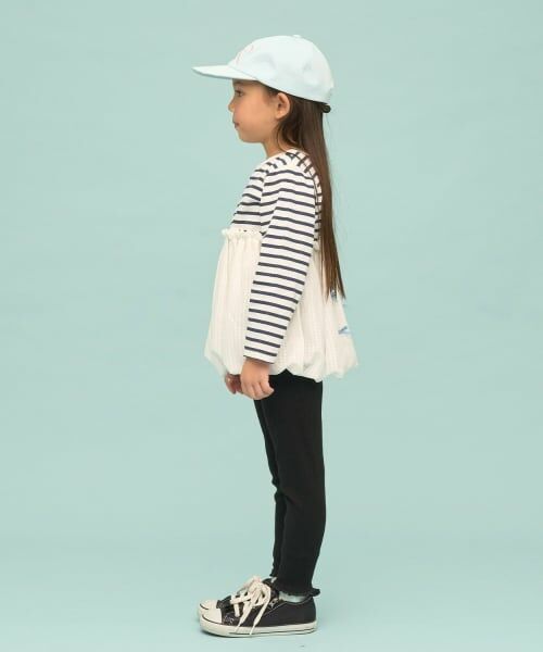 Lycee mine / リセマイン レギンス・スパッツ | 裾レースフリル9分丈レギンス | 詳細10