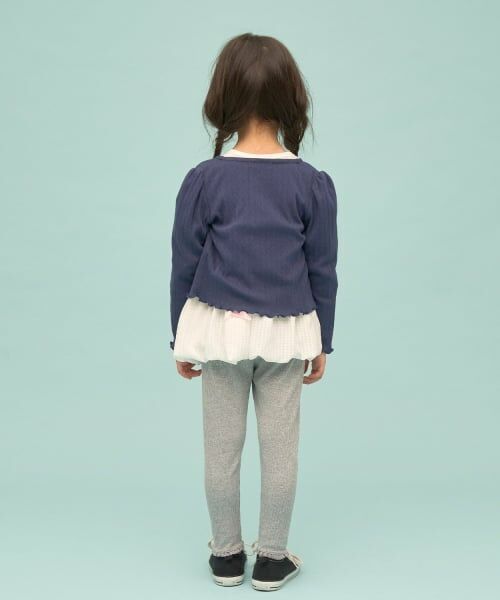 Lycee mine / リセマイン レギンス・スパッツ | 裾レースフリル9分丈レギンス | 詳細14