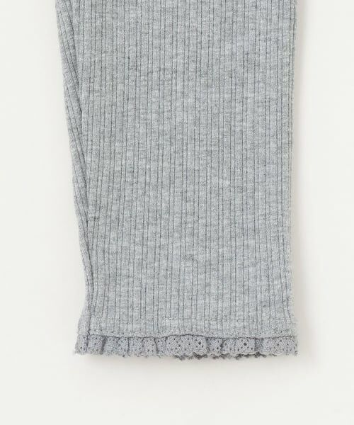 Lycee mine / リセマイン レギンス・スパッツ | 裾レースフリル9分丈レギンス | 詳細5