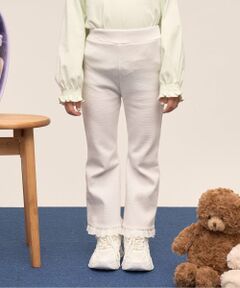 Lycee mine / リセマイン その他パンツ | 【ともパン】【防汚・速乾】裾チェリーレースフレアパンツ