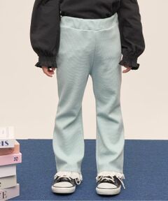 Lycee mine / リセマイン その他パンツ | 【ともパン】【防汚・速乾】裾チェリーレースフレアパンツ