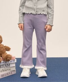 Lycee mine / リセマイン その他パンツ | 【ともパン】【防汚・速乾】裾チェリーレースフレアパンツ