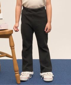 Lycee mine / リセマイン その他パンツ | 【ともパン】【防汚・速乾】裾チェリーレースフレアパンツ