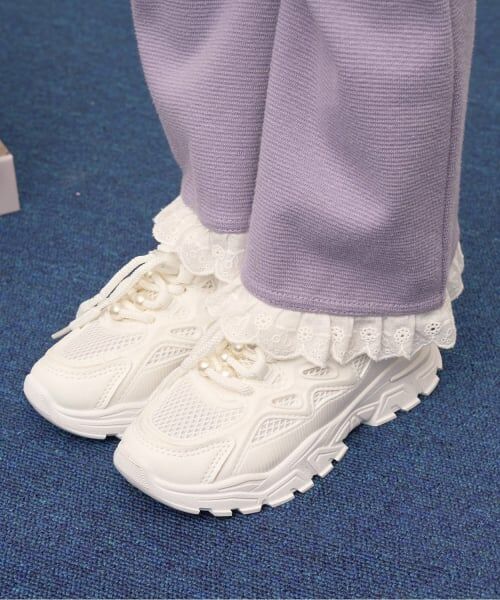 Lycee mine / リセマイン その他パンツ | 【ともパン】【防汚・速乾】裾チェリーレースフレアパンツ | 詳細28