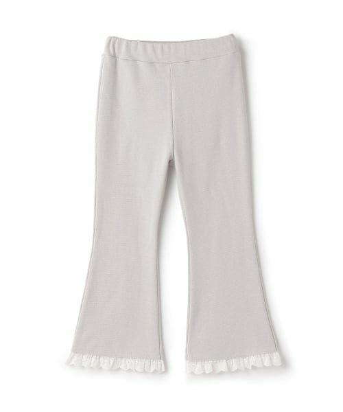 Lycee mine / リセマイン その他パンツ | 【ともパン】【防汚・速乾】裾チェリーレースフレアパンツ | 詳細6