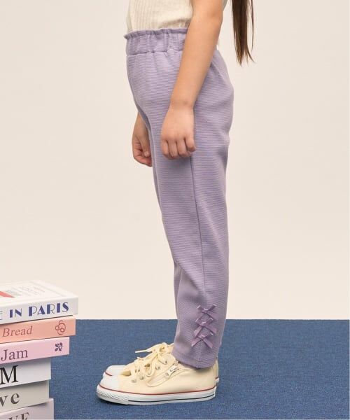 Lycee mine / リセマイン その他パンツ | 【ともパン】【防汚・速乾】リボンリボンストレートパンツ（ライラック）