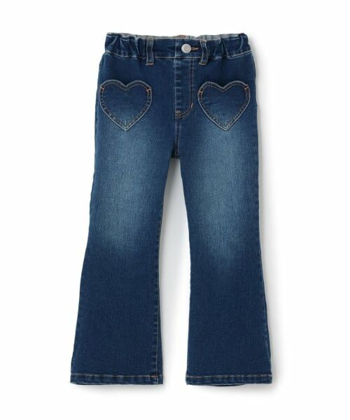 Lycee mine / リセマイン その他パンツ | 【きれいシルエット】しっかりストレッチハートポケットフレアデニムパンツ | 詳細1