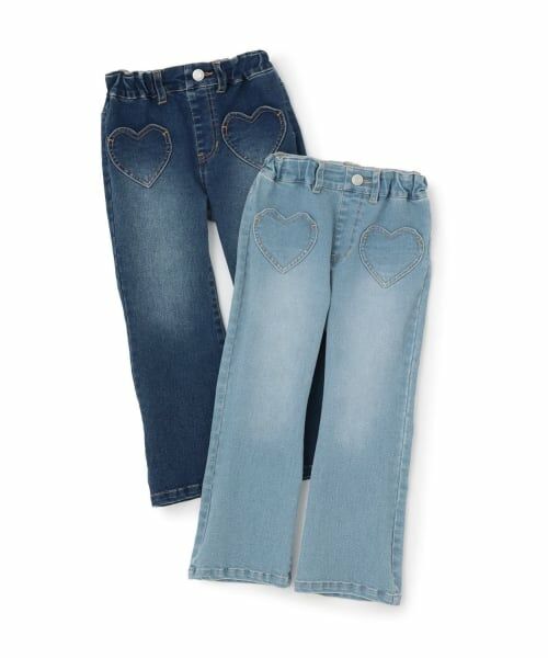Lycee mine / リセマイン その他パンツ | 【きれいシルエット】しっかりストレッチハートポケットフレアデニムパンツ | 詳細10