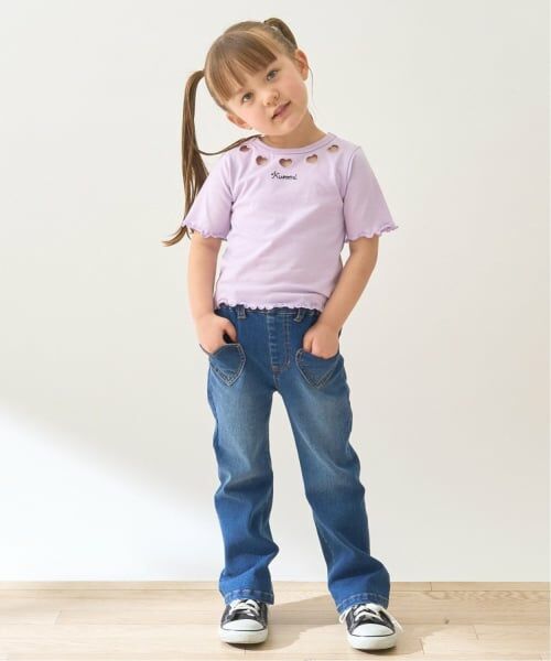 Lycee mine / リセマイン その他パンツ | 【きれいシルエット】しっかりストレッチハートポケットフレアデニムパンツ | 詳細13