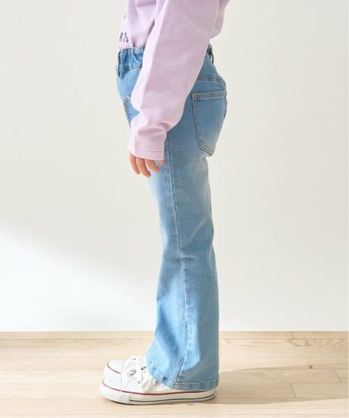 Lycee mine / リセマイン その他パンツ | 【きれいシルエット】しっかりストレッチハートポケットフレアデニムパンツ | 詳細19