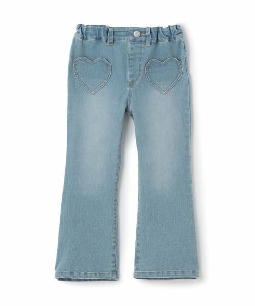 Lycee mine / リセマイン その他パンツ | 【きれいシルエット】しっかりストレッチハートポケットフレアデニムパンツ | 詳細2