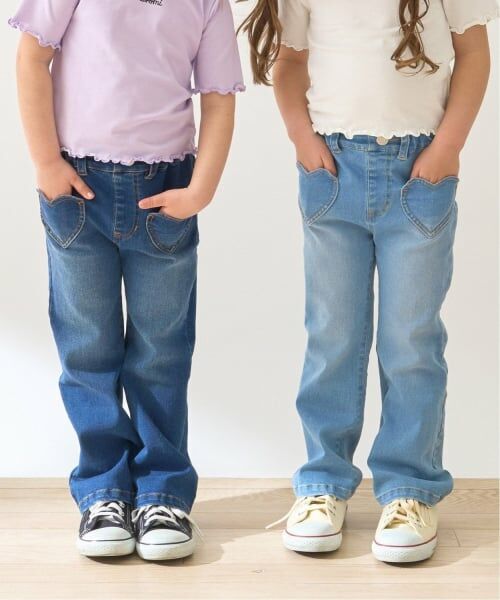 Lycee mine / リセマイン その他パンツ | 【きれいシルエット】しっかりストレッチハートポケットフレアデニムパンツ | 詳細25