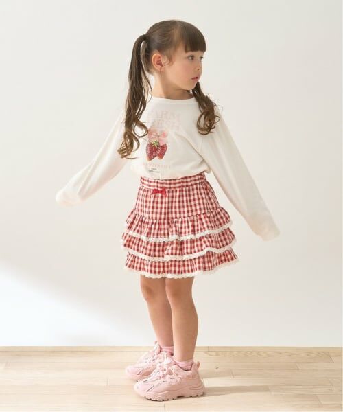 Lycee mine / リセマイン ミニ・ひざ丈スカート | 【UV加工】ギンガムチェックティアードスカート(インパン付き) 【Lycee mine バレエシリーズ】 | 詳細18