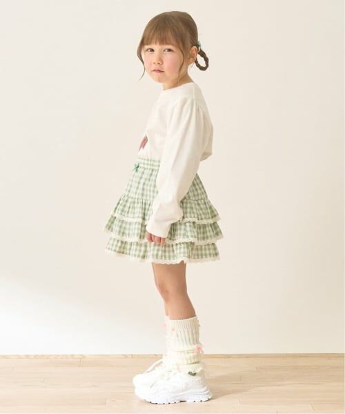 Lycee mine / リセマイン ミニ・ひざ丈スカート | 【UV加工】ギンガムチェックティアードスカート(インパン付き) 【Lycee mine バレエシリーズ】 | 詳細20