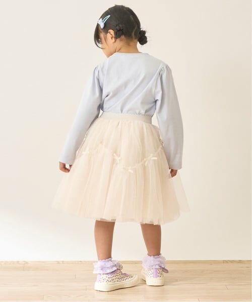 Lycee mine / リセマイン ミニ・ひざ丈スカート | なみなみ切り替えギャザーたっぷりチュールスカート【Lycee mine バレエシリーズ】 | 詳細14